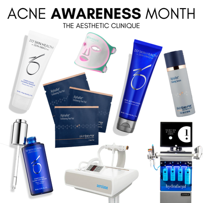 Acne Awareness Month - In honor of June being acne awareness month, here are some of our staff favorites to help treat acne.🫶🏽 Let our knowledgeable aestheticians put together a personalized skincare regimen just for you.💙