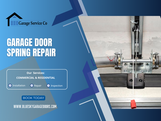 Smooth Spring Repair - Broken or worn garage door springs can bring your entire system to a halt. Garage Service Co. provides precision spring repair and replacement in Denver, Lone Tree, and beyond. We service torsion and extension springs using high-cycle options designed to last. Our technicians respond fast—offering same day repairs and thorough safety checks to ensure long-lasting performance. Book now for a free quote and expert care. Smooth Spring Repair - Broken or worn garage door springs can bring your entire system to a halt. Garage Service Co. provides precision spring repair and replacement in Denver, Lone Tree, and beyond. We service torsion and extension springs using high-cycle options designed to last. Our technicians respond fast—offering same day repairs and thorough safety checks to ensure long-lasting performance. Book now for a free quote and expert care.