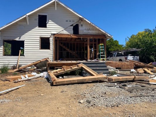Interior Demolition - We did the entire interior demolition of this house and took out the whole back side Interior Demolition - We did the entire interior demolition of this house and took out the whole back side