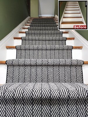 STAIR RUNNERS - A stair runner can be a great addition to your home.
It adds style and color to your stairs.
It makes easier for people to walk the stairs without slipping and falling.
99 Carpets can help you create a beautiful and funcional stair runner for any home. We offer premade carpet stair runners, but we can also custom-make and install a stair runner of any size, color, type of carpet,  or pattern of any kind.
Our team can help you to find the right fit for your needs and budget so that you’re left with a beautiful addition to your home that feels like an upgrade without feeling like a hassle to install.