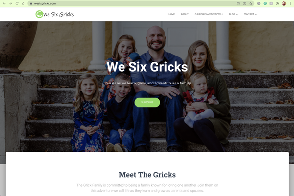 We built our brand, now let us help build yours! - We love supporting small businesses. We developed and maintain the brand for Six Gricks Solutions and We Six Gricks. If your local small business is looking for help moving into the online space we are here to help.
We are always looking for families friendly adventure, friends to partner with, and opportunities to see others succeed in their dreams.
Reach out today so we can discuss options. We built our brand, now let us help build yours! - We love supporting small businesses. We developed and maintain the brand for Six Gricks Solutions and We Six Gricks. If your local small business is looking for help moving into the online space we are here to help.
We are always looking for families friendly adventure, friends to partner with, and opportunities to see others succeed in their dreams.
Reach out today so we can discuss options.