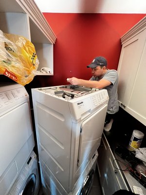 Miele dryer repair - Miele dryer repair job Miele dryer repair - Miele dryer repair job