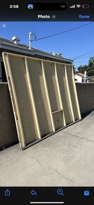 Client called me that he needed them hauled away asap and I took care of it - Garage doors removed Client called me that he needed them hauled away asap and I took care of it - Garage doors removed