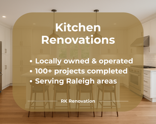 Kitchen Renovation Services - Complete kitchen renovation services, from layout updates and cabinetry installation to countertops, lighting, and appliance integration. Our team delivers clean, modern kitchen remodels designed for everyday use and long-term value. Proudly serving Raleigh and nearby communities. Kitchen Renovation Services - Complete kitchen renovation services, from layout updates and cabinetry installation to countertops, lighting, and appliance integration. Our team delivers clean, modern kitchen remodels designed for everyday use and long-term value. Proudly serving Raleigh and nearby communities.