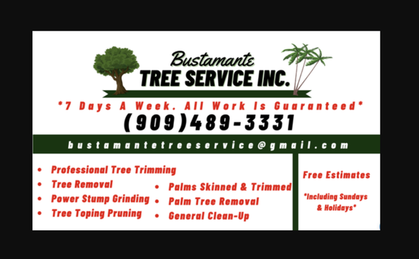 🚨 Emergency Tree Services - Bustamante Tree Service specializes In Tree Removal, Stump Grinding, Tree Trimming, and General Clean-Up. 🚨 Emergency Tree Services - Bustamante Tree Service specializes In Tree Removal, Stump Grinding, Tree Trimming, and General Clean-Up.