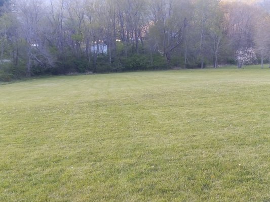 cutting grass - mowing 4 Akers in 2 hours 30 min