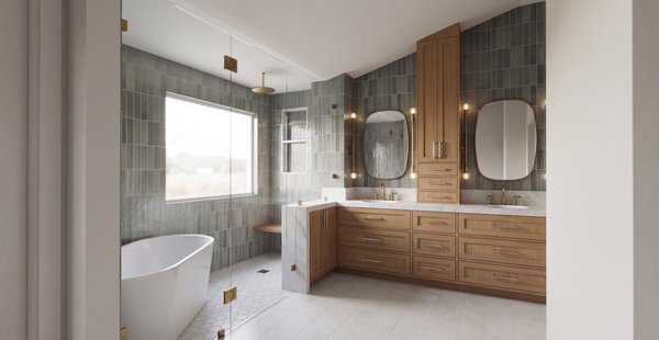 3D & Photorealistic Renderings - These are just a few samples of what clients can expect. Photorealistic 3D renderings and detailed construction documents — refined through client revisions until every detail is right. Contractors bid accurately. Clients know exactly what they're getting. No surprises. ARCH Interior Design — Bay Area.