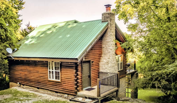 Country Blue Cabin Arkansas - Country Blue Cabin Arkansas – Come and stay in a cozy cabin with a gorgeous view of Beaver Lake. This cozy cabin features a heart-shaped Jacuzzi for two with spectacular lake view. Decorated in green/blues and slate tile floors, the bedroom features a king-sized pencil post bed. View various wildlife such as deer, bald eagles, fox, and many wild birds from you deck.
This cabin is for 2 adults. All cabins no pets and non-smoking.
Located 3 miles from Whitney Mountain Chapel, this cabin is perfect for your honeymoon or a romantic getaway. A minimum of 2-night stay is required. Country Blue Cabin Arkansas - Country Blue Cabin Arkansas – Come and stay in a cozy cabin with a gorgeous view of Beaver Lake. This cozy cabin features a heart-shaped Jacuzzi for two with spectacular lake view. Decorated in green/blues and slate tile floors, the bedroom features a king-sized pencil post bed. View various wildlife such as deer, bald eagles, fox, and many wild birds from you deck.
This cabin is for 2 adults. All cabins no pets and non-smoking.
Located 3 miles from Whitney Mountain Chapel, this cabin is perfect for your honeymoon or a romantic getaway. A minimum of 2-night stay is required.