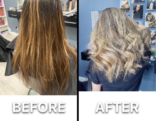 Before & After Hair Services - Before and After Hair Service at Art Hair Design Studio ( Hair Art By Devon )