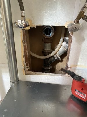 Commercial sink drain repair completed - Commercial plumbing repair completed for a local business. We removed the damaged drain piping, installed new drain connections, and tested the commercial sink to make sure everything was draining properly and leak-free. Leftcoast Plumbing and Drain provides commercial drain repair, drain cleaning, hydro jetting, sewer repair, and general plumbing services. Commercial sink drain repair completed - Commercial plumbing repair completed for a local business. We removed the damaged drain piping, installed new drain connections, and tested the commercial sink to make sure everything was draining properly and leak-free. Leftcoast Plumbing and Drain provides commercial drain repair, drain cleaning, hydro jetting, sewer repair, and general plumbing services.