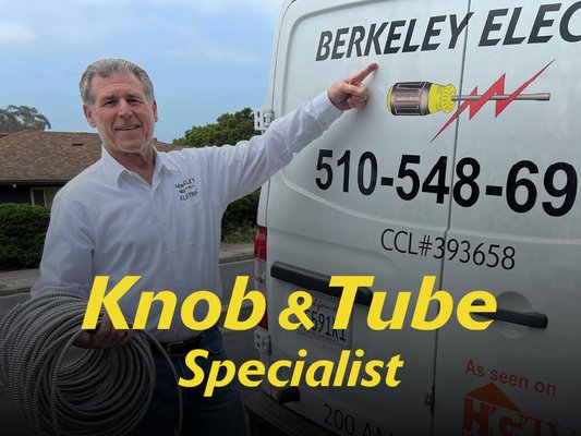 Old knob and tube wiring - Knob and tube wiring is hazardous and needs to be replaced. Berkeley Electric specializes in remediating hazardous wiring. Old knob and tube wiring - Knob and tube wiring is hazardous and needs to be replaced. Berkeley Electric specializes in remediating hazardous wiring.