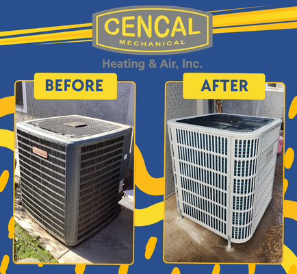 Before & After! | HVAC Replacements - Out with the old, in with the new! Our customers love the comfort, efficiency, and reliability that come with upgrading their system. Before & After! | HVAC Replacements - Out with the old, in with the new! Our customers love the comfort, efficiency, and reliability that come with upgrading their system.