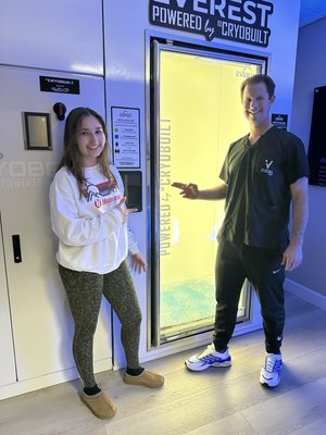 Cryotherapy is amazing for inflammation, back pain, head aches, you name it! 2.5x release of dopamine after a 3 minute session! - Cryotherapy is for everyone, especially athletes. Valeria’s back was killing her from training until she got her therapy. Cryotherapy is amazing for inflammation, back pain, head aches, you name it! 2.5x release of dopamine after a 3 minute session! - Cryotherapy is for everyone, especially athletes. Valeria’s back was killing her from training until she got her therapy.