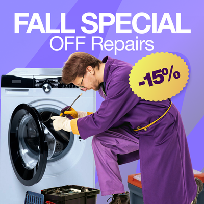 Fall Special – 15% Off Repairs - This fall, BossFixAppliances offers 15% off on all appliance repairs.
If your washer, dryer, refrigerator, or oven needs attention, our experienced team is ready to help.
We provide quality service, clear communication, and honest pricing.
Book your appointment today and get 15% off your repair this season.
Offer valid for a limited time.
📞 BossFixAppliances – professional appliance repair in Charlotte, NC and nearby areas. Fall Special – 15% Off Repairs - This fall, BossFixAppliances offers 15% off on all appliance repairs.
If your washer, dryer, refrigerator, or oven needs attention, our experienced team is ready to help.
We provide quality service, clear communication, and honest pricing.
Book your appointment today and get 15% off your repair this season.
Offer valid for a limited time.
📞 BossFixAppliances – professional appliance repair in Charlotte, NC and nearby areas.