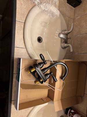 Plumbing - Replacement and installation of various plumbing equipment.