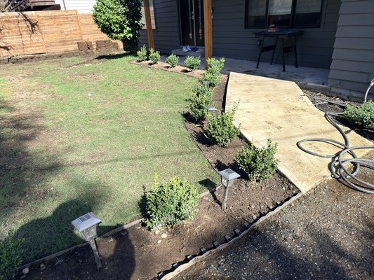 3/28/2026 Bothell yard project - Front lawn replacement with sod, Installation of pavers and metal boarder 3/28/2026 Bothell yard project - Front lawn replacement with sod, Installation of pavers and metal boarder