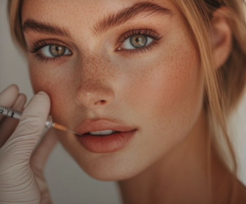 Dermal Fillers - Fillers:
Dermal fillers are gel-like substances injected beneath the skin to restore lost volume, smooth wrinkles, and enhance facial contours. Commonly treated areas include lips, cheeks, and nasolabial folds.
Benefits:
Restores lost volume.
Sculpts and enhances facial features.
Immediate results.
Long-lasting effects, typically 6-18 months depending on the type of filler used and area treated. Dermal Fillers - Fillers:
Dermal fillers are gel-like substances injected beneath the skin to restore lost volume, smooth wrinkles, and enhance facial contours. Commonly treated areas include lips, cheeks, and nasolabial folds.
Benefits:
Restores lost volume.
Sculpts and enhances facial features.
Immediate results.
Long-lasting effects, typically 6-18 months depending on the type of filler used and area treated.