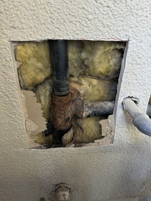Drain Repair - Our customer reached out to us to fix a broken drain located in their wall. To tackle this issue, we at My Plumber got to work, accessing the inside wall cavity to replace the damaged cast iron San Tee. We then utilized ABS pipe, an ABS San Tee, and repair clamps to ensure secure and sturdy drain connections. Careful not to leave any stone unturned, we ran multiple tests to make sure there were absolutely no leaks, providing our customer with peace of mind and a top-quality repair. We're glad we could get this draining dilemma resolved. Another successful day for the My Plumber team! Drain Repair - Our customer reached out to us to fix a broken drain located in their wall. To tackle this issue, we at My Plumber got to work, accessing the inside wall cavity to replace the damaged cast iron San Tee. We then utilized ABS pipe, an ABS San Tee, and repair clamps to ensure secure and sturdy drain connections. Careful not to leave any stone unturned, we ran multiple tests to make sure there were absolutely no leaks, providing our customer with peace of mind and a top-quality repair. We're glad we could get this draining dilemma resolved. Another successful day for the My Plumber team!