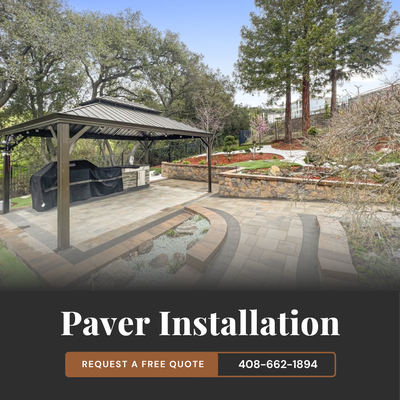 Paver Installation - Call 408-662-1894 for a free on-site paver estimate in San Jose and the surrounding South Bay.
Every paver installation we complete is backed by a 21-year warranty covering both materials and workmanship. Most hardscape contractors warranty labor for a year, if that. We stand behind ours because base preparation is where paver jobs fail, and we do not cut corners there.
Our process: remove the existing surface, grade and compact the base, install a bedding layer, then set and cut the pavers to fit the space. Joints are locked with polymeric sand and the perimeter is edge restrained so the field does not spread over time.
We handle paver patios, walkways, driveways, pool decks, and retaining walls throughout San Jose, Almaden Valley, Willow Glen, Los Gatos, and the surrounding South Bay. Paver Installation - Call 408-662-1894 for a free on-site paver estimate in San Jose and the surrounding South Bay.
Every paver installation we complete is backed by a 21-year warranty covering both materials and workmanship. Most hardscape contractors warranty labor for a year, if that. We stand behind ours because base preparation is where paver jobs fail, and we do not cut corners there.
Our process: remove the existing surface, grade and compact the base, install a bedding layer, then set and cut the pavers to fit the space. Joints are locked with polymeric sand and the perimeter is edge restrained so the field does not spread over time.
We handle paver patios, walkways, driveways, pool decks, and retaining walls throughout San Jose, Almaden Valley, Willow Glen, Los Gatos, and the surrounding South Bay.