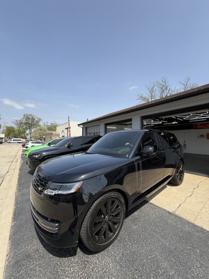 Paint Protection and window tint on the Landrover - This 2025 Landrover received a full tint and Paint protection film install from us at PROformance Window Tint. 15% fronts on the two fronts and 30% over the rears and 50% ceramic windshield. The LLumar 10 year warranty film with ceramic coating and self curing film was also added to the front of the vehicle. Call us today for more information on how we can protect your vehicle.