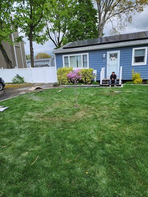Located a septic tank beneath the driveway - We located 2 cesspools in the lawn and an old septic tank that was buried under the driveway.in these photos, you will see how a cesspool is supposed to be accessed for service the proper way. We also saw cut the driveway to access the septic tank, which was never pumped since 1973. We installed a steel casting on the septic tank for future access and patched the asphalt. cleaned up as if we were never there. Job well done for these guys! Located a septic tank beneath the driveway - We located 2 cesspools in the lawn and an old septic tank that was buried under the driveway.in these photos, you will see how a cesspool is supposed to be accessed for service the proper way. We also saw cut the driveway to access the septic tank, which was never pumped since 1973. We installed a steel casting on the septic tank for future access and patched the asphalt. cleaned up as if we were never there. Job well done for these guys!