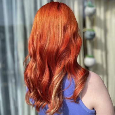 Rich Red and Copper Looks - Here you will see all the different Warm colors you can choose from . Warm rich tones are very popular . When you come in it is always good to have pictures of a color you want . It will definitely help us to know what you are looking for and will lead to a better result. Also, know we can customize a color conditioner to match your haircolor. This is something you can add into your weekly regiment when you wash your hair, which will help to keep the rich color longer. Ask your stylist for your custom color conditioner.