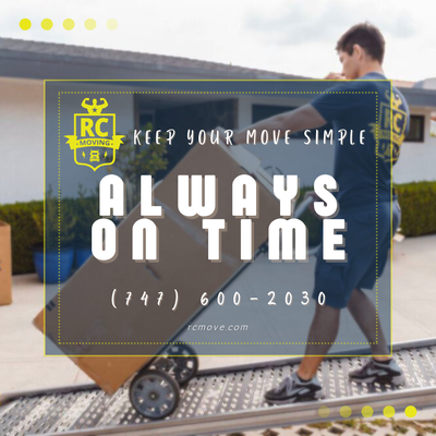 Always On Time - Punctuality is our promise at RC Moving Company. We understand the value of your time and ensure timely arrivals and efficient service. Serving Los Angeles and surrounding areas with dependable moving services. Book your move with us and experience our commitment to being always on time!