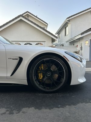 Mercedes GT55 AMG exterior wash - This was an exterior wax job done on a Mercedes GT55 AMG Mercedes GT55 AMG exterior wash - This was an exterior wax job done on a Mercedes GT55 AMG