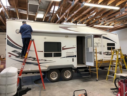 RV Repair - Call us now to get your RV ready for your next trip! We are currently booking two weeks ahead right now and openings are filling up so don't wait.
History
Established in 2011.
We are a family owned and operated RV repair shop with over 50 years experience combined. This is our second generation business following our original French's RV that was in Sedona, AZ in the 80's and early 90's. RV Repair - Call us now to get your RV ready for your next trip! We are currently booking two weeks ahead right now and openings are filling up so don't wait.
History
Established in 2011.
We are a family owned and operated RV repair shop with over 50 years experience combined. This is our second generation business following our original French's RV that was in Sedona, AZ in the 80's and early 90's.