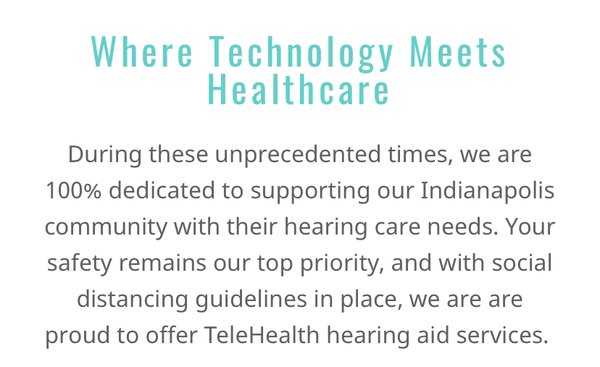 Home Is Where The Sound Is
Top tier care from the comfort of your own home - Get the same standard of care and treatment wherever you are. Home Is Where The Sound Is
Top tier care from the comfort of your own home - Get the same standard of care and treatment wherever you are.
