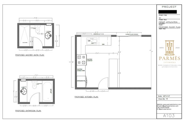 Bathroom and Kitchen Permit Drafting - This project includes an affordable bathroom remodel with no change to existing structural elements. Scope includes replacement of fixtures, finishes, and cabinetry; updated plumbing and electrical within existing locations; and installation of code-compliant lighting, ventilation, and waterproofing. All work to comply with current building and energy codes. Bathroom and Kitchen Permit Drafting - This project includes an affordable bathroom remodel with no change to existing structural elements. Scope includes replacement of fixtures, finishes, and cabinetry; updated plumbing and electrical within existing locations; and installation of code-compliant lighting, ventilation, and waterproofing. All work to comply with current building and energy codes.