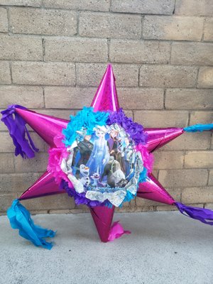 6 Pointed Star Piñata Now Only $24.99 with a Purchase of 2 or more - For a limited time, we are now offering - 6 Pointed Star Piñatas Now Only $24.99 with a Purchase of 2 or more. Give us a call we have over 500 different themes to offer.