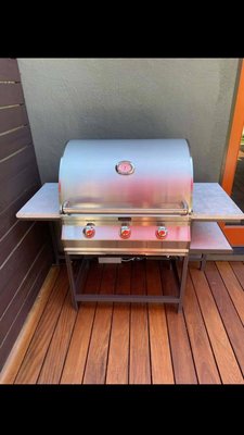 Custom BBQ's, I Love a Challenge - I work on a lot of Custom BBQ's, here are a Couple of Projects I Completed.