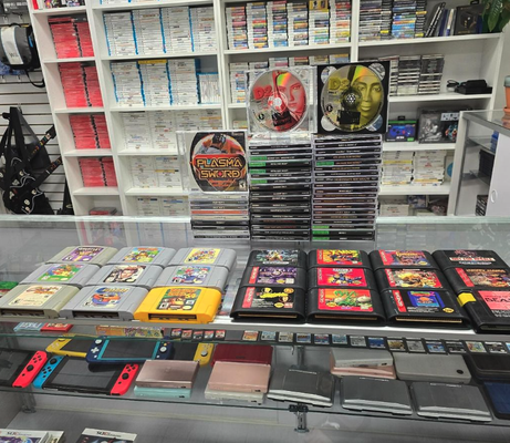 Retro & Vintage Video Games - When you need Retro & Vintage Video Games, come check out Save N Continue! We have Xbox, Sega, Playstation, N64, Gameboy, SNES, Nintendo DS & so much more. We specialize in Buy, Sell, Trade, Repair, Battery Replacement, and much more. We have a great selection of Retro games and consoles from the 80's to current. We love to work with you and get your holiday shopping all set. Give us a call with any questions or just come check us out! Retro & Vintage Video Games - When you need Retro & Vintage Video Games, come check out Save N Continue! We have Xbox, Sega, Playstation, N64, Gameboy, SNES, Nintendo DS & so much more. We specialize in Buy, Sell, Trade, Repair, Battery Replacement, and much more. We have a great selection of Retro games and consoles from the 80's to current. We love to work with you and get your holiday shopping all set. Give us a call with any questions or just come check us out!