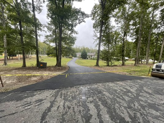 Asphalt Driveway - Asphalt driveway completed and ready for customers satisfaction!