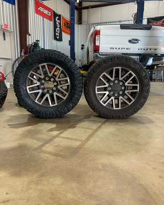 WHEELS & TIRES - We work with top of the line wheel & tire companies to get you on the road in style!