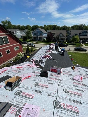 Roofing - This roof was in bad shape. Wind and hail damage and just the age was taking a toll. Not only does the new roof make this house more protected but it also makes it look so much better! Our customer was very satisfied with the work we did! Roofing - This roof was in bad shape. Wind and hail damage and just the age was taking a toll. Not only does the new roof make this house more protected but it also makes it look so much better! Our customer was very satisfied with the work we did!