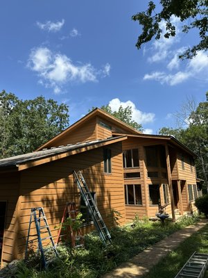 - Hand-Painted Exterior Refresh: Warm Cedar, Lasting Curb Appeal - We treat your home like a living canvas—meticulous prep, clean work, and color guidance that fits your style. Our hand-painted finish adds lasting curb appeal and value, with minimal disruption to you. If you like straightforward, quality workmanship, let’s start with a no-pressure quick assessment and chat about your preferences.