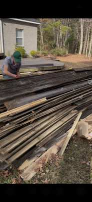 PATIO REMODEL DEBRIS CLEANUP - HAD TO TAKE TWO TRIPS TO THE LANDFILL WITH THIS PATIO DEBRIS CLEANUP PATIO REMODEL DEBRIS CLEANUP - HAD TO TAKE TWO TRIPS TO THE LANDFILL WITH THIS PATIO DEBRIS CLEANUP