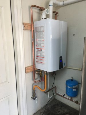 Water Heater Replacement - One of my water heater installation jobs. I do the work myself.