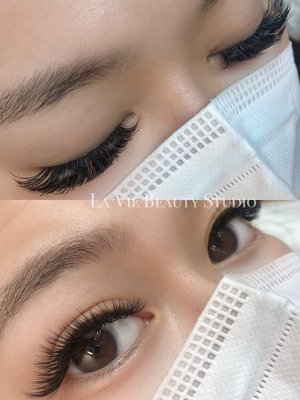4D volume set - 4D volume set is making your lashes more fuller, 4 grafted lashes on each of your real lashes
