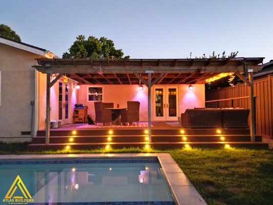 Exterior Work. - Full Backyard Oasis.