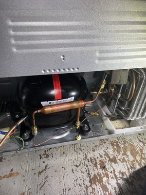 LG Compressor replacement - LG compressor was insufficient. We spoke to the manufacturer and were able to get the parts covered for our customer. Labor paid by customer. Unit was not cooling properly but JIC was able to quickly resolve this issue with our in stock parts! LG Compressor replacement - LG compressor was insufficient. We spoke to the manufacturer and were able to get the parts covered for our customer. Labor paid by customer. Unit was not cooling properly but JIC was able to quickly resolve this issue with our in stock parts!