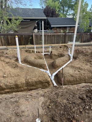 Underground rough-in located in Prescott AZ - Underground plumbing passed inspection and this home is ready for the next step!