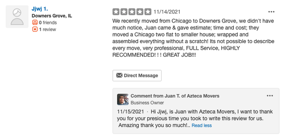 Past Client Reviews - Thank you to our valued clients! Past Client Reviews - Thank you to our valued clients!