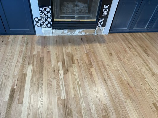 Patch and match tile fireplace 2020 - This was a patch and match I did in 2020. I usually am to busy to take before and after shots but this was in the peak of COVID and I was slow. Pallx color natural satin