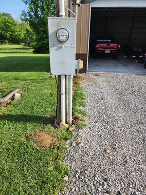 Garage - This is a new installation for a customer's garage. Garage - This is a new installation for a customer's garage.