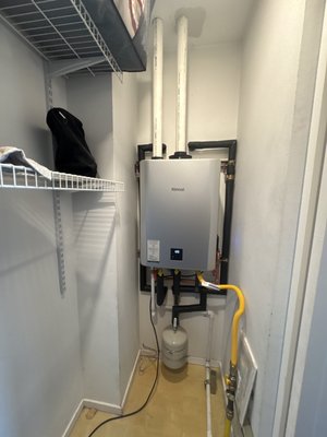 Rinnai RXP199IN - Removal of traditional 50 gallon tank, installing Rinnai Rinnai RXP199IN - Removal of traditional 50 gallon tank, installing Rinnai