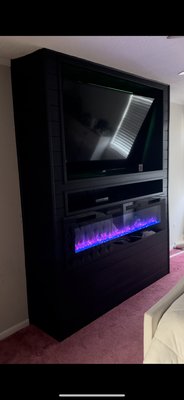 Electric Fireplace Install - Homeowner wanted something to spice the bedroom up a little bit. Electric Fireplace Install - Homeowner wanted something to spice the bedroom up a little bit.