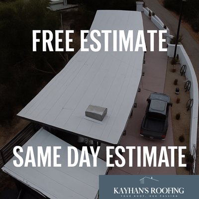 Free Estimate! Same Day Estimate! - We replaced this flat roof with a clean, durable energy white Torchdown for long term protection. Same day estimate, quick scheduling, and a smooth install from start to finish. Free Estimate! Same Day Estimate! - We replaced this flat roof with a clean, durable energy white Torchdown for long term protection. Same day estimate, quick scheduling, and a smooth install from start to finish.